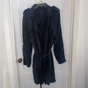 🧥🖤Banana Republic black trenchcoat
